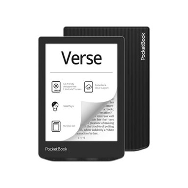 POCKETBOOK E-čitač Verse, 6" Touch, 8GB, Wi-Fi, sivi